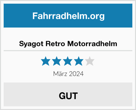  Syagot Retro Motorradhelm Test