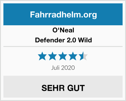 O'Neal Defender 2.0 Wild Test