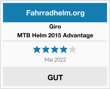 Giro MTB Helm 2015 Advantage Test